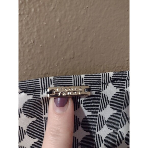 Ivanka Trump L Large Circle Blouse Womens Long Sleeve Pullover Stretch Top - Picture 10 of 10